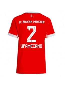 Bayern Munich Dayot Upamecano #2 Replika Hemmakläder Dam 2025-26 Kortärmad